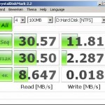 Benchmark EEEPC D schijf Crystalmark